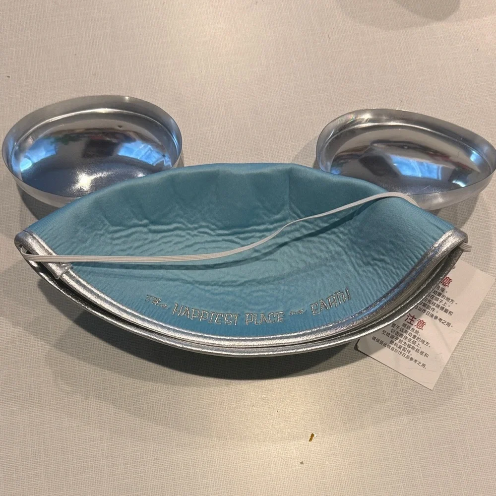 Disney Mickey Ears Hat - Silver and Blue